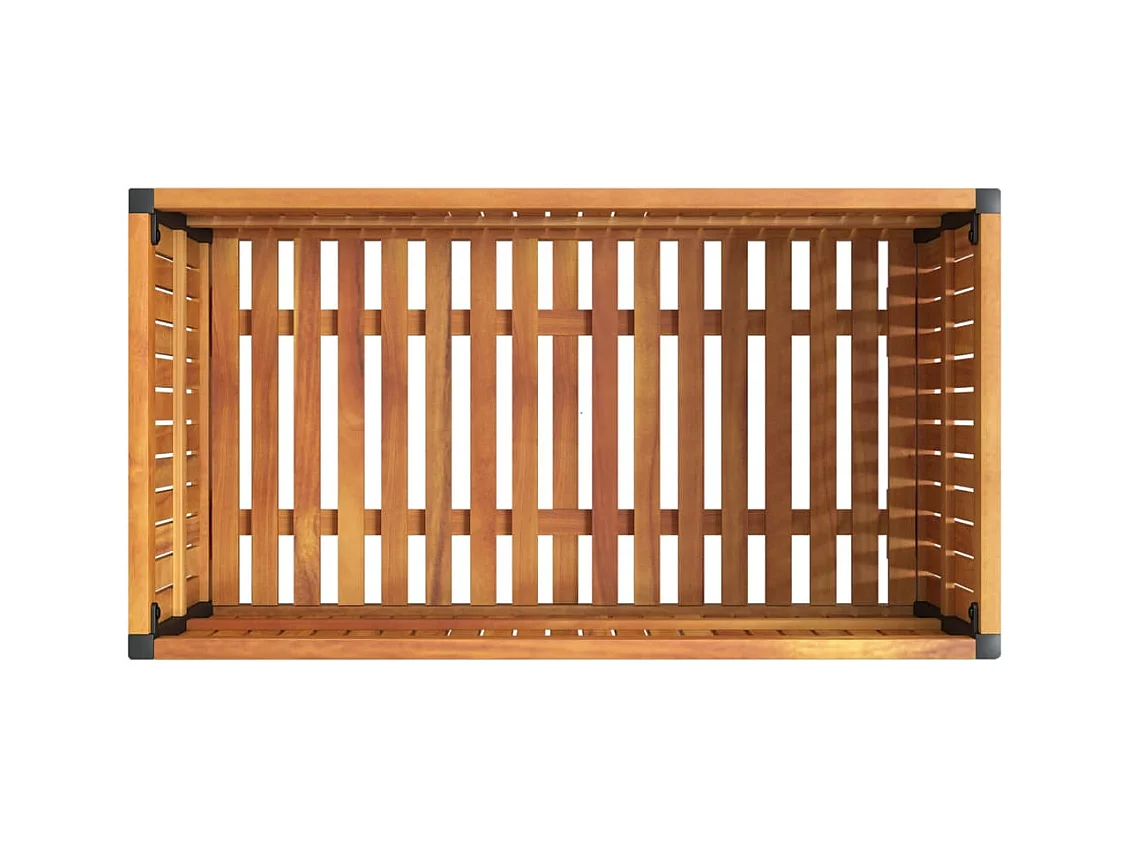 Jardinière bac lit surélevé marron 85 x 45 x 44 cm 02_0037961