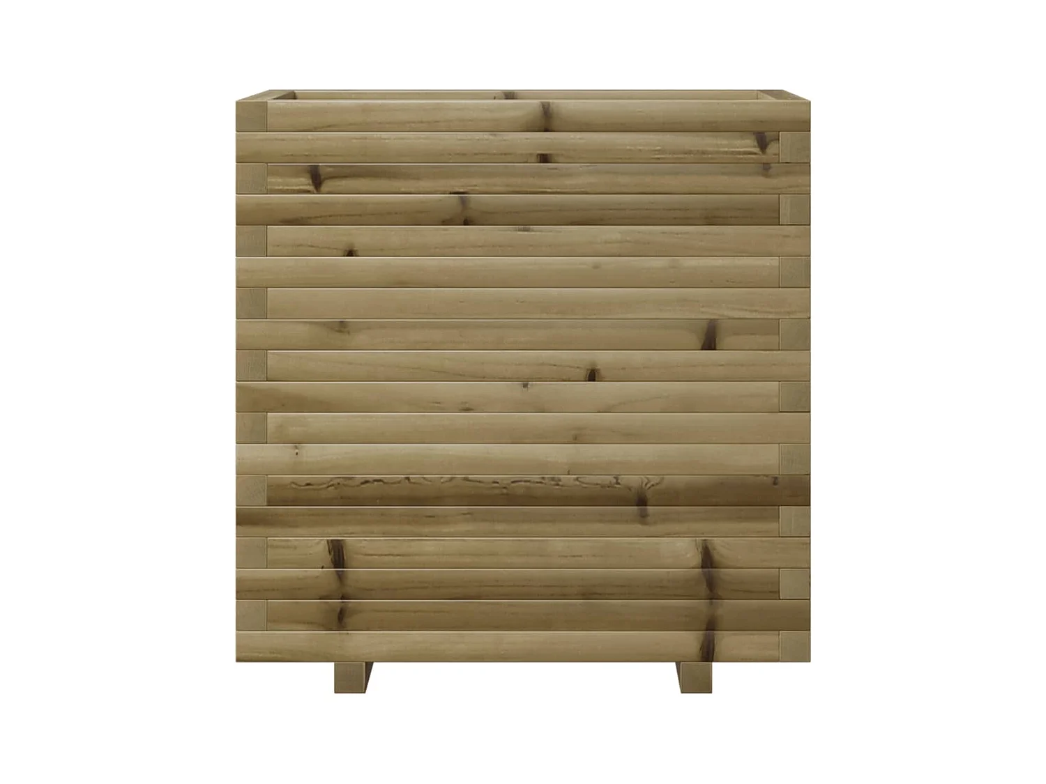 Jardinière bac lit surélevé bois marron 70 x 40 x 72 cm 02_0037797