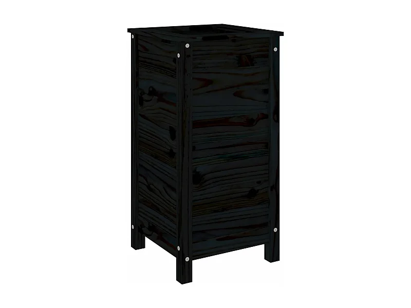 Jardinière bac lit surélevé bois marron 40 x 40 x 78 cm 02_0037582