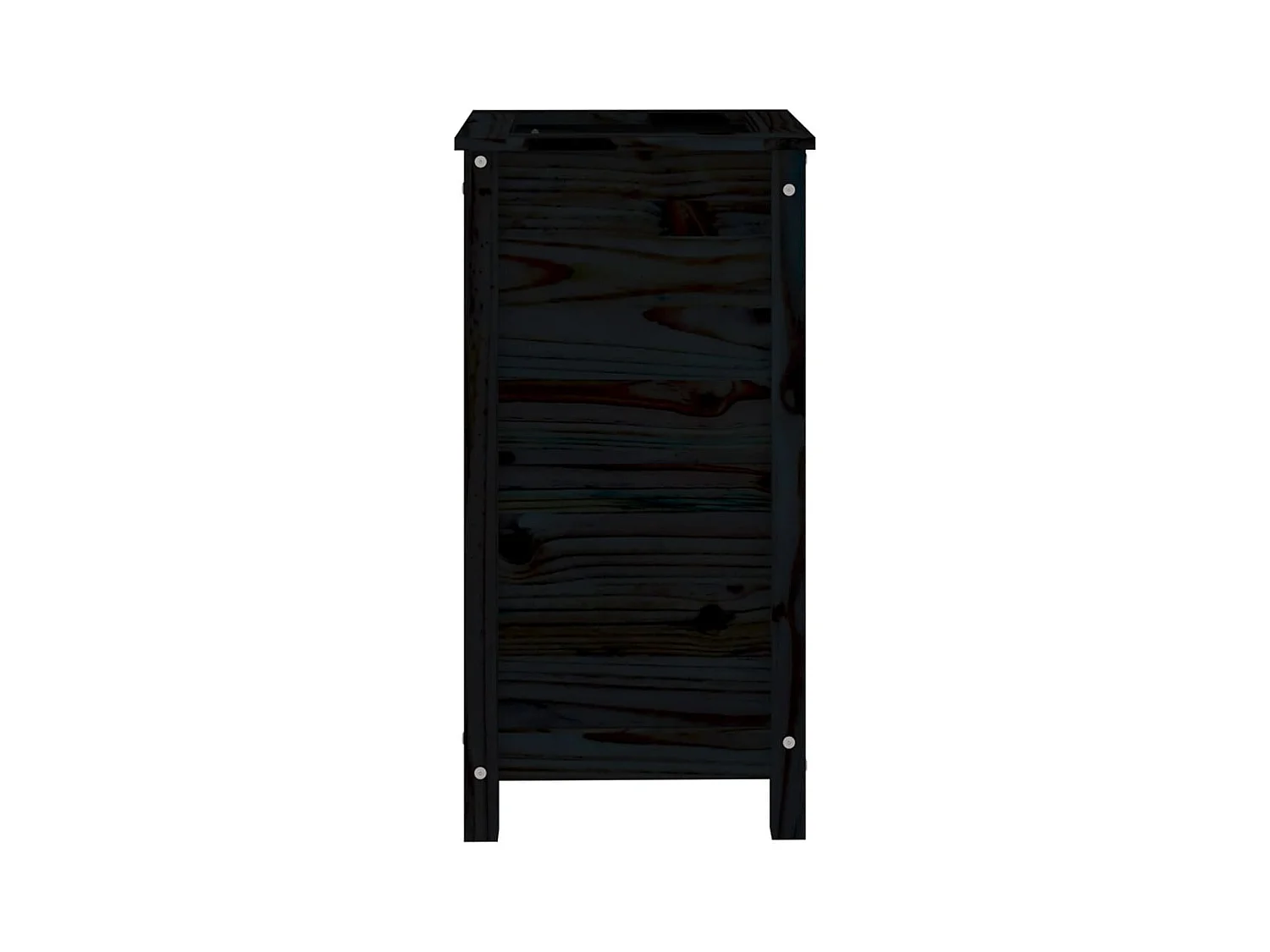 Jardinière bac lit surélevé bois marron 40 x 40 x 78 cm 02_0037582