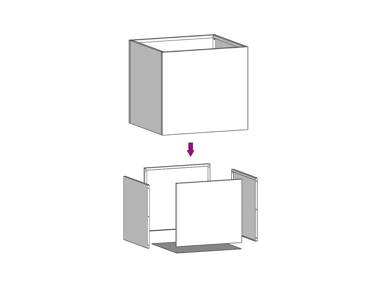 Vassoio per fioriera aiuola rialzata piante fiori terrazzo giardino olivo 32 x 30 x 29 cm verde acciaio 02_0038694