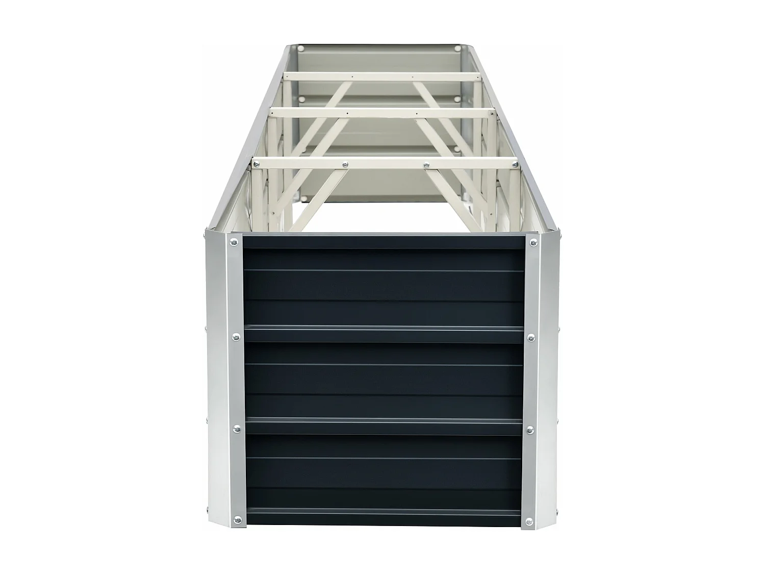 Floreira com 3 barras divisórias 240 x 47 x 40 cm antracite 03_0007185