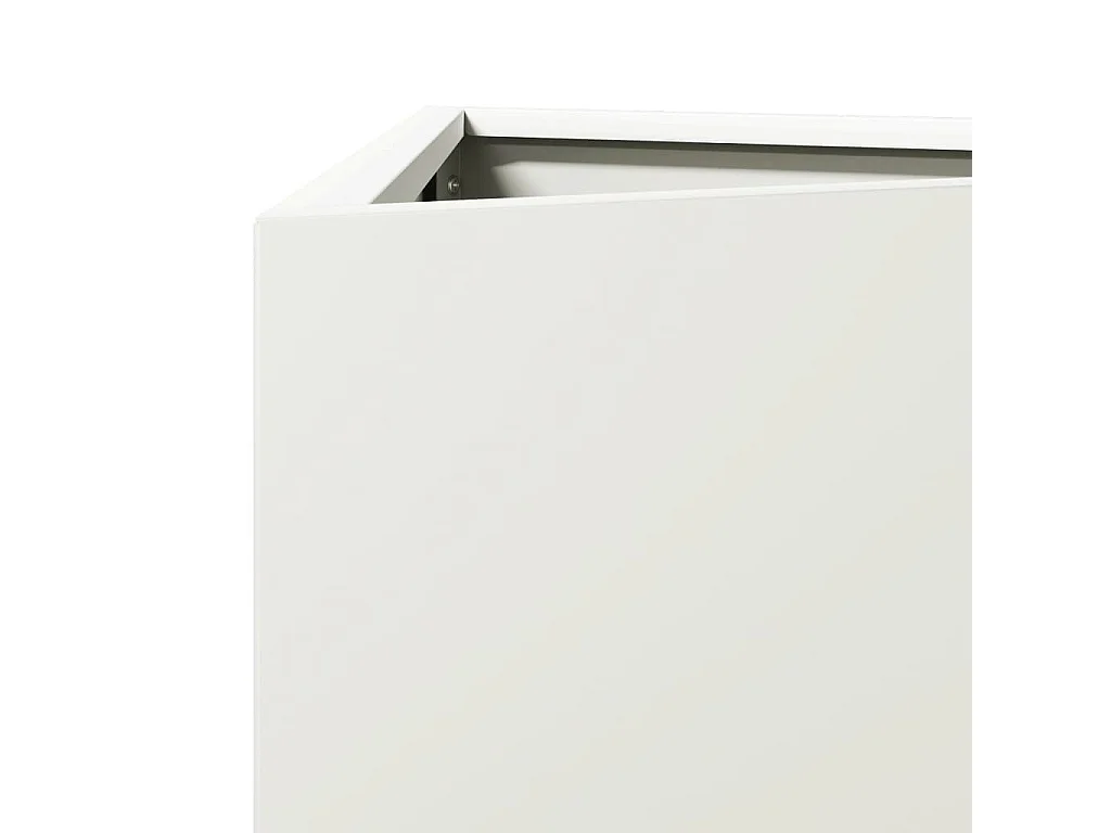 Jardinière bac lit surélevé blanche 40 x 34.5 x 70 cm 02_0038809