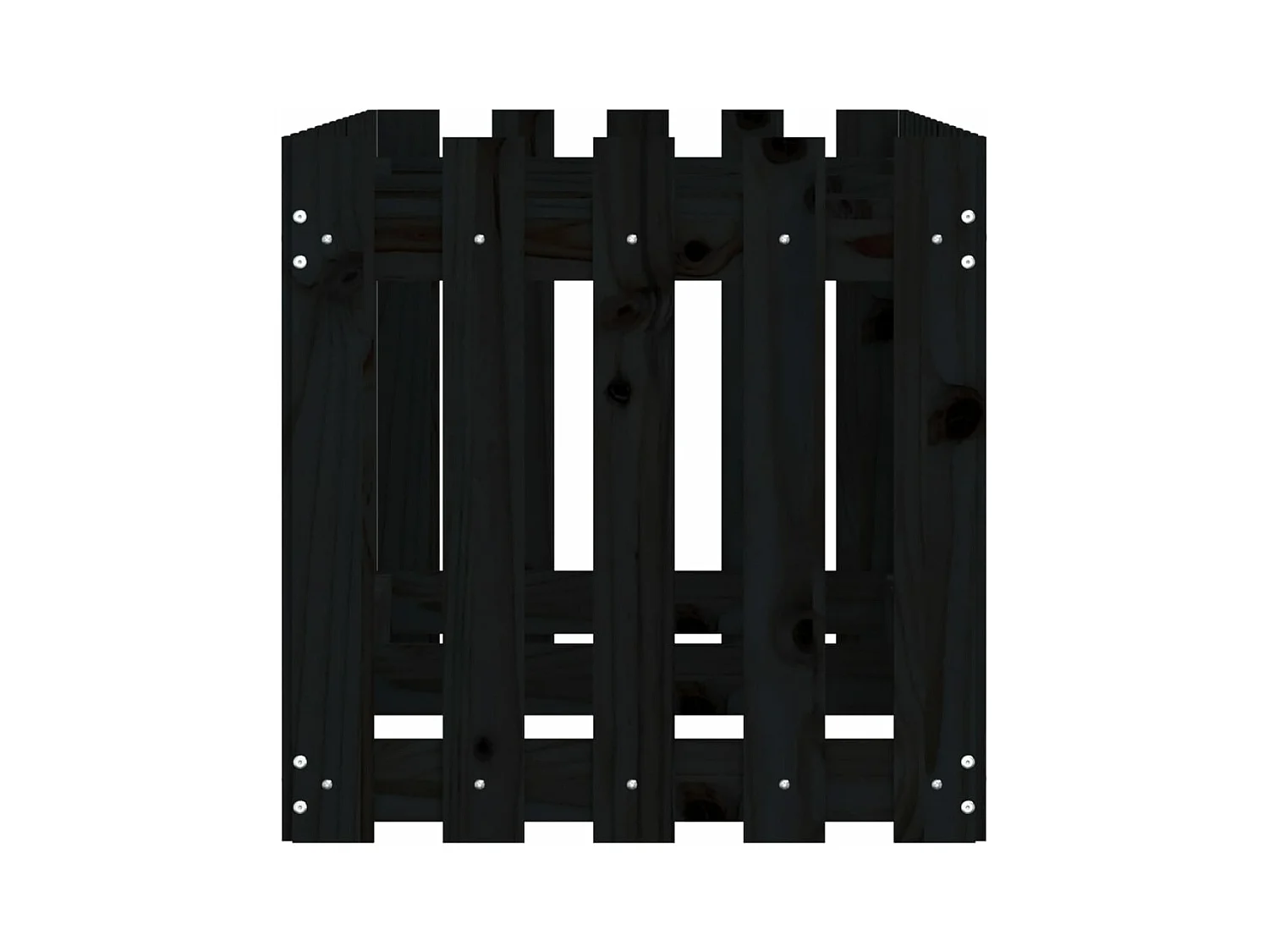 Jardinière bac lit surélevé noire 150 x 50 x 50 cm 02_0039799