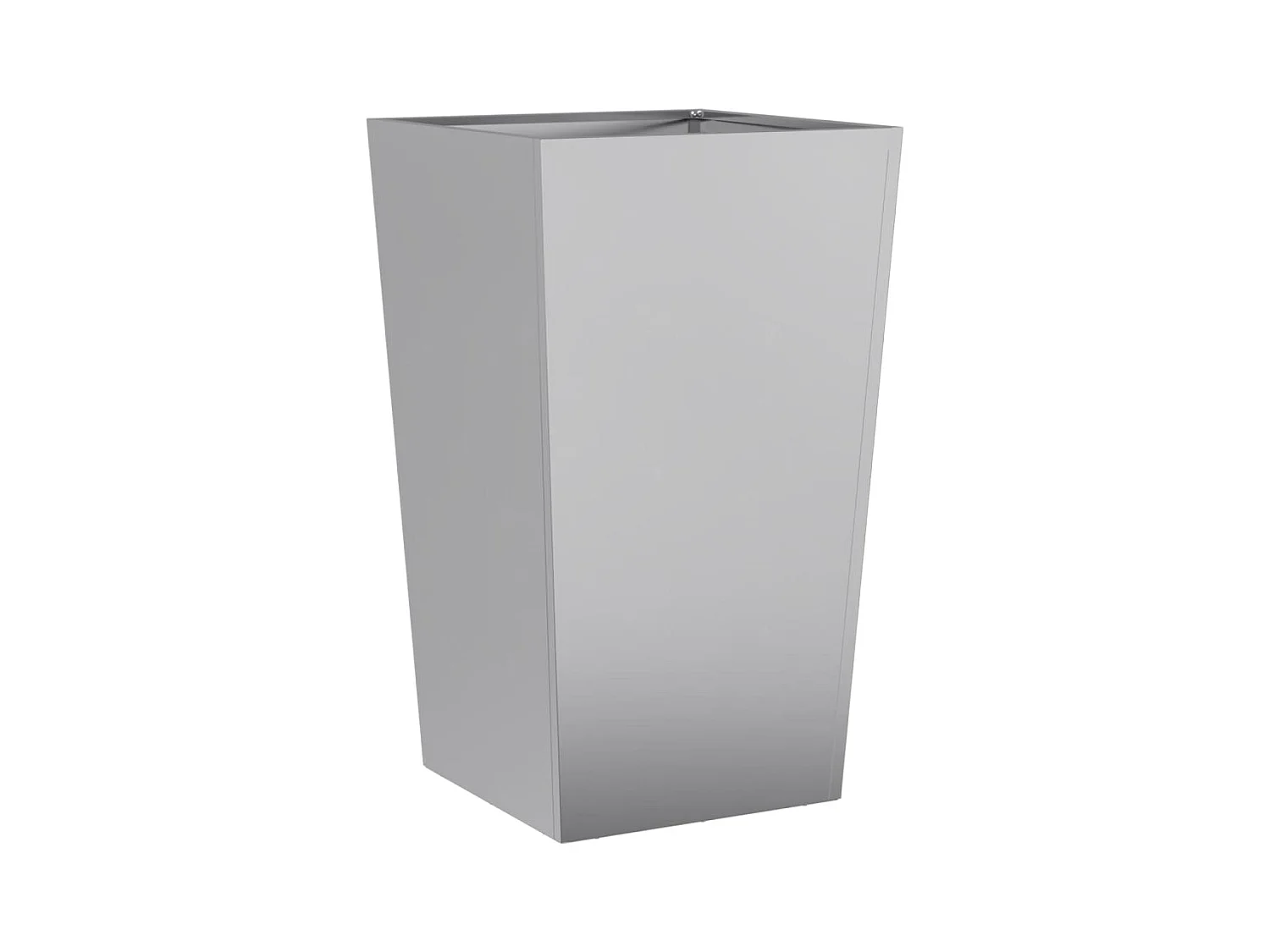 Jardinière bac lit surélevé grise 45 x 45 x 75 cm 02_0038982