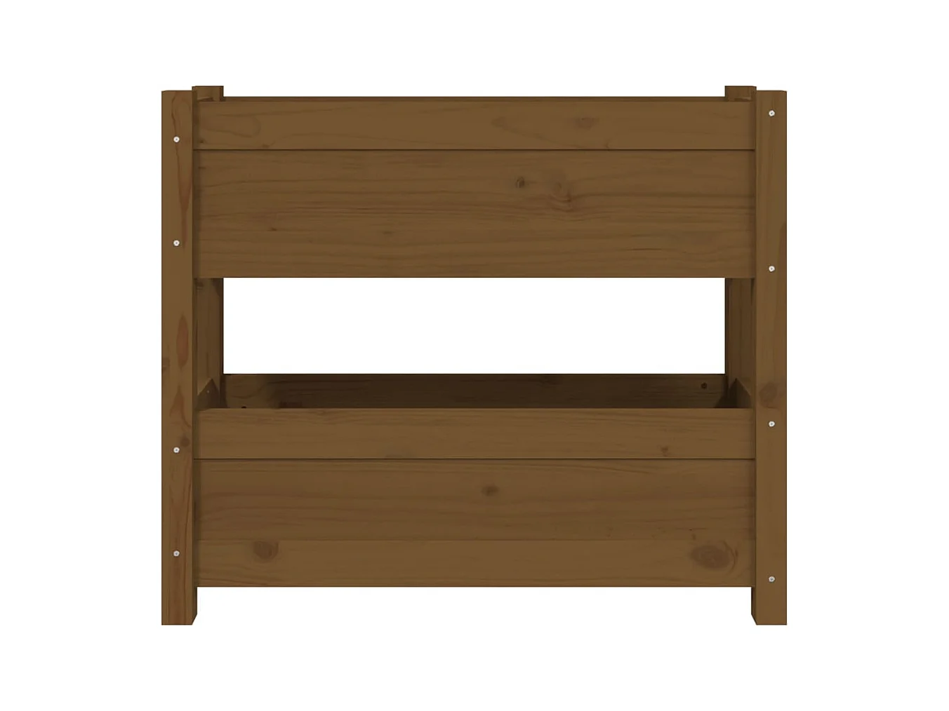 Jardinière bac lit surélevé bois marron 77 x 25 x 66 cm 02_0037852