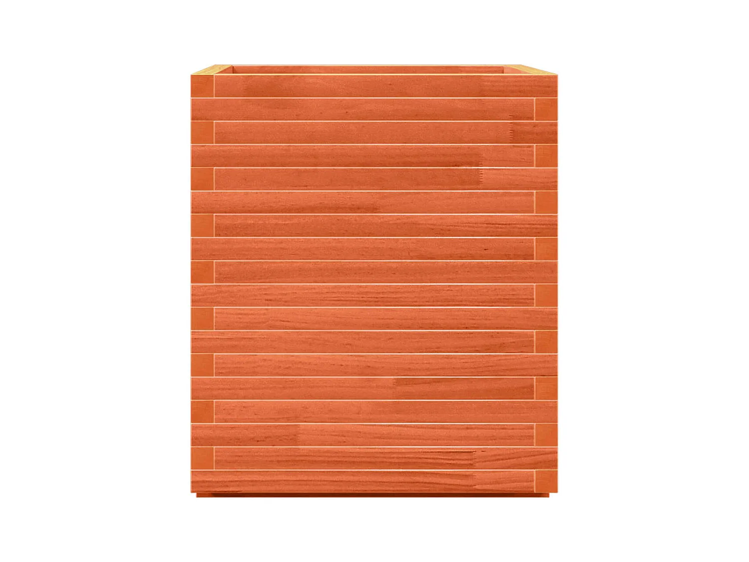 Jardinière bac lit surélevé bois marron 60 x 60 x 72 cm 02_0038477