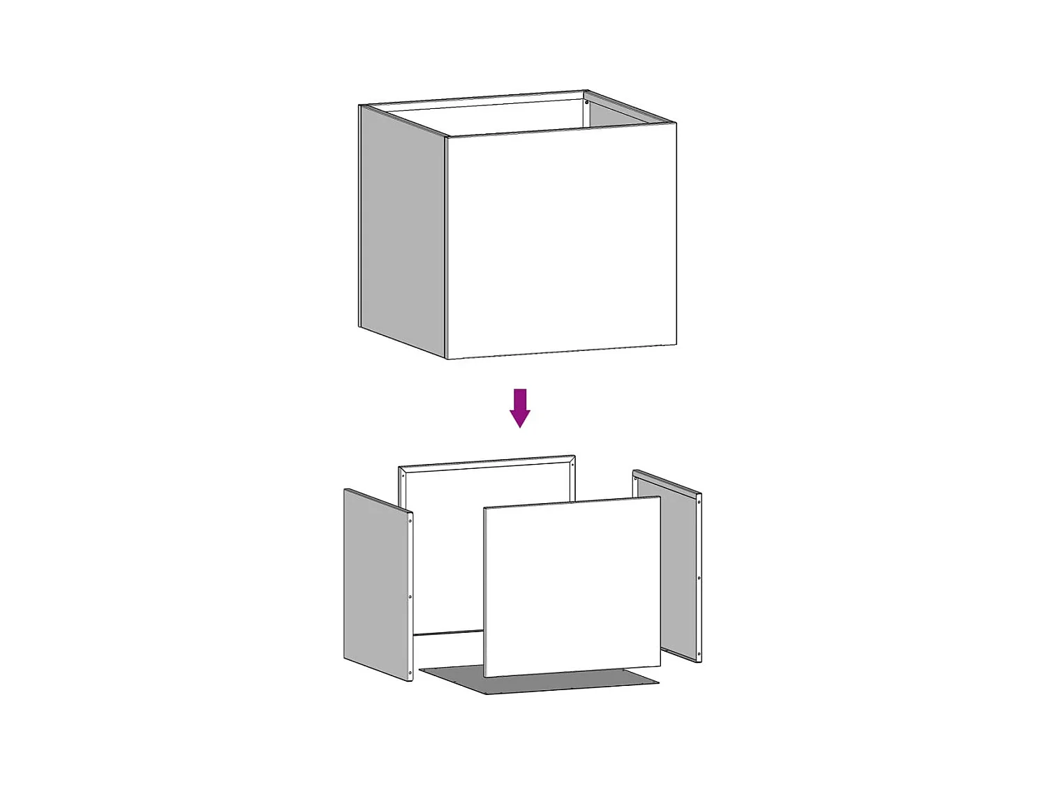 Jardinière bac lit surélevé 42 x 40 x 39 cm 02_0039084