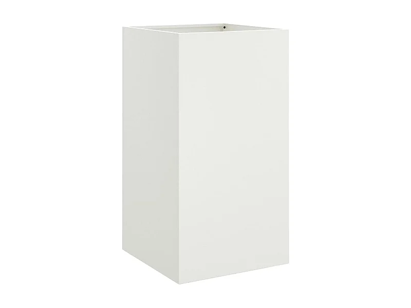 Bandeja para plantador de plantas com canteiro elevado flores terraço jardim 42 x 38 x 75 cm aço branco 02_0037597