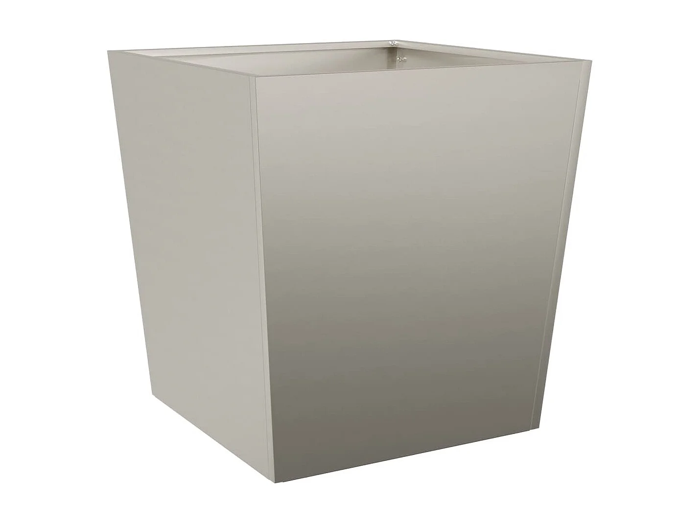 Vaso per fioriera aiuola rialzata piante fiori giardino terrazze set da 2 50 x 50 x 50 cm acciaio corten Marrone 02_0038991