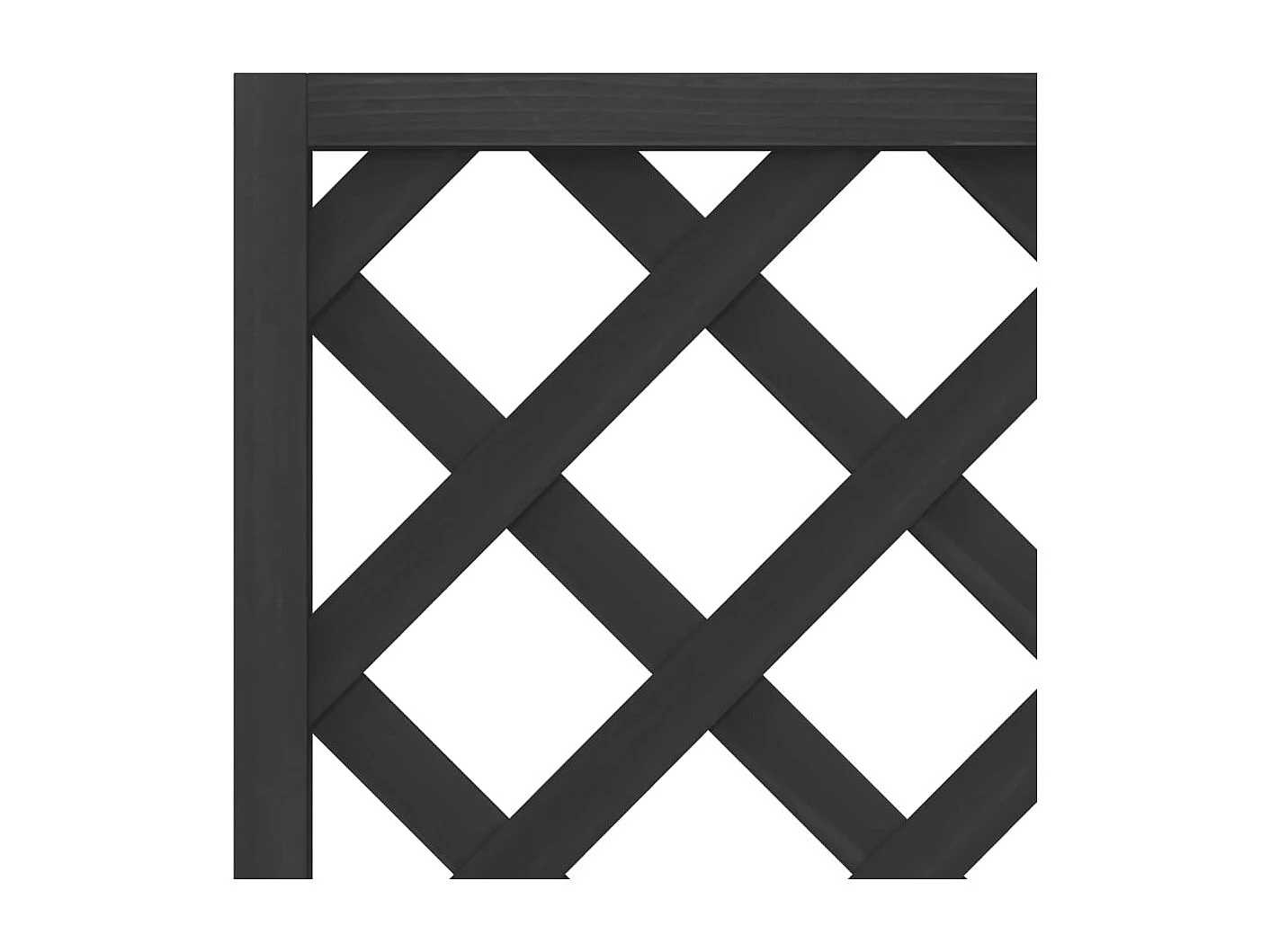 Jardinière bac lit surélevé bois marron 40 x 30 x 135 cm 02_0038335