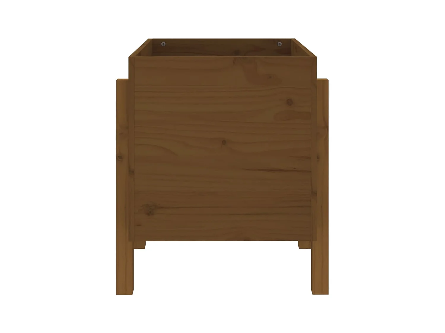 Jardinière bac lit surélevé bois marron 62 x 50 x 57 cm 02_0037763