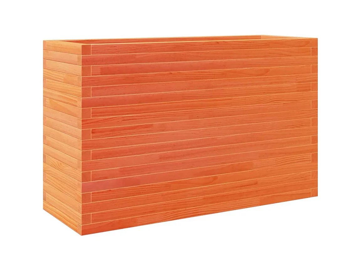 Jardinière bac lit surélevé bois marron 110 x 40 x 68.5 cm 02_0038435