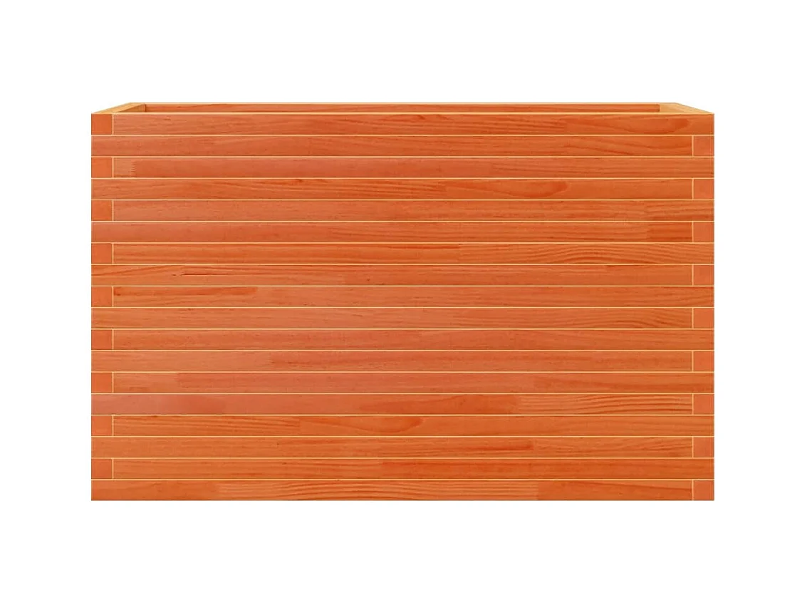 Jardinière bac lit surélevé bois marron 110 x 40 x 68.5 cm 02_0038435