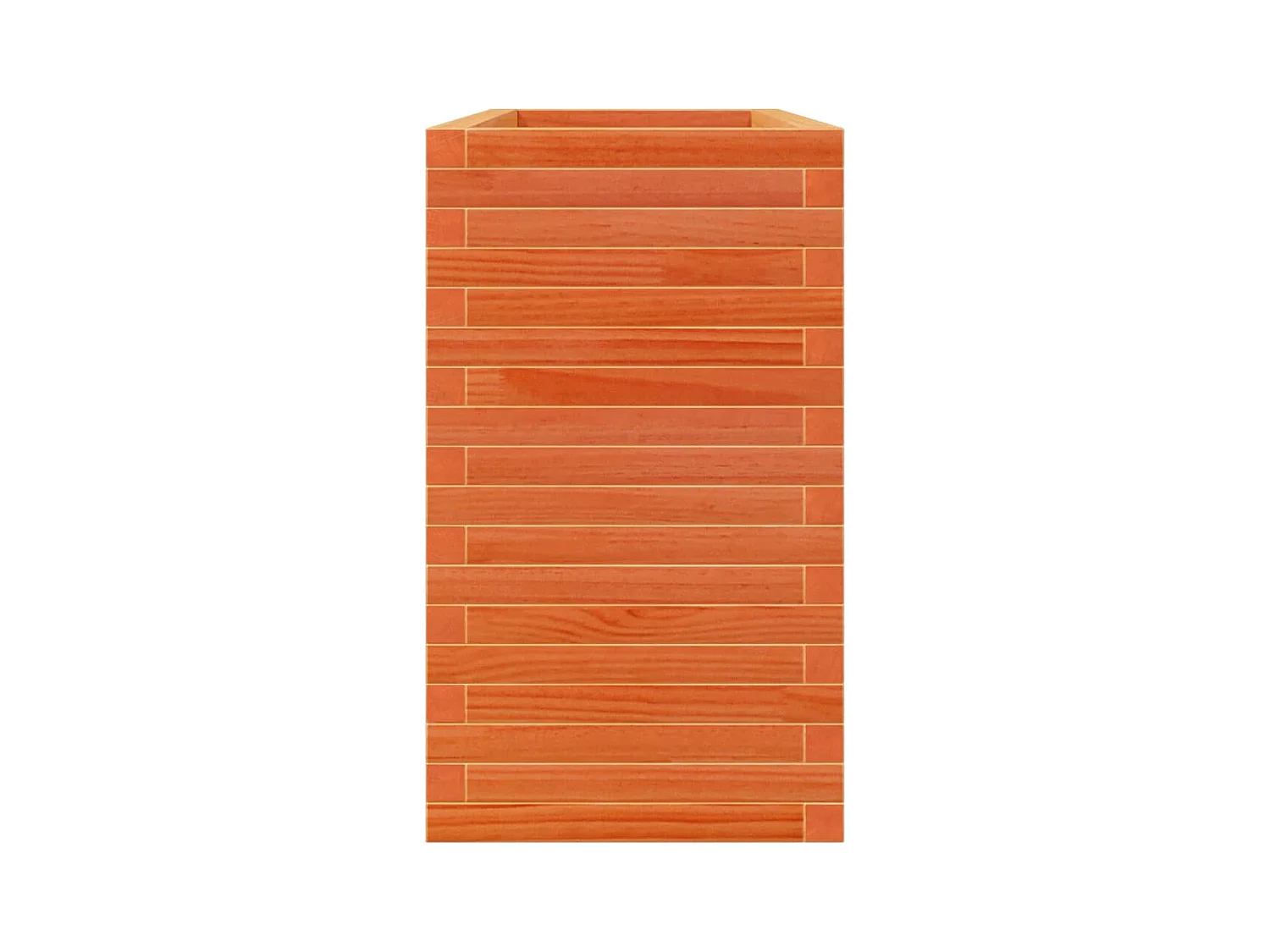 Jardinière bac lit surélevé bois marron 110 x 40 x 68.5 cm 02_0038435