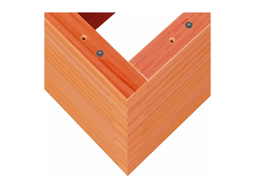 Jardinière bac lit surélevé bois marron 110 x 40 x 68.5 cm 02_0038435