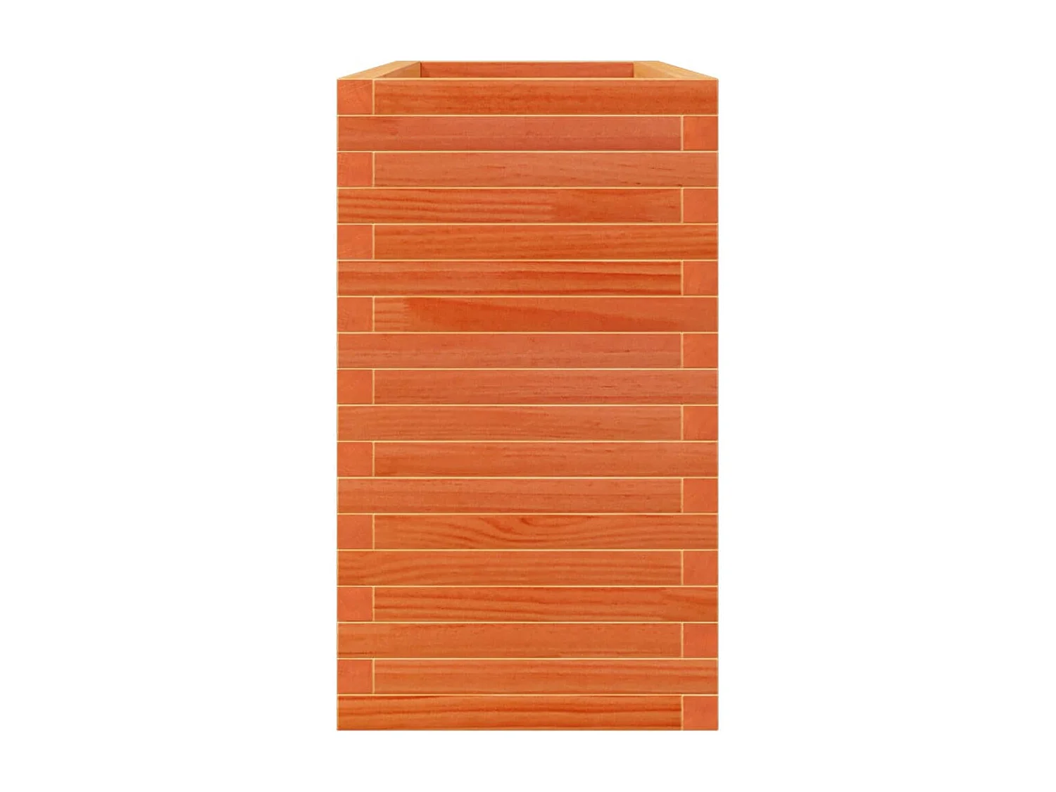 Jardinière bac lit surélevé bois marron 110 x 40 x 68.5 cm 02_0038435