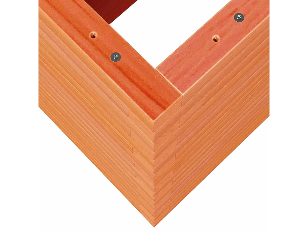 Jardinière bac lit surélevé bois marron 110 x 40 x 68.5 cm 02_0038435