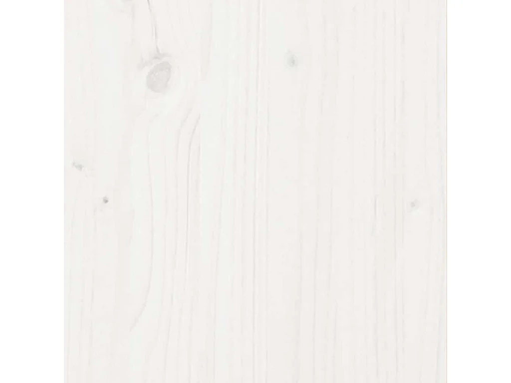 Jardinière bac lit surélevé bois blanche 80 x 80 x 46 cm 02_0037916