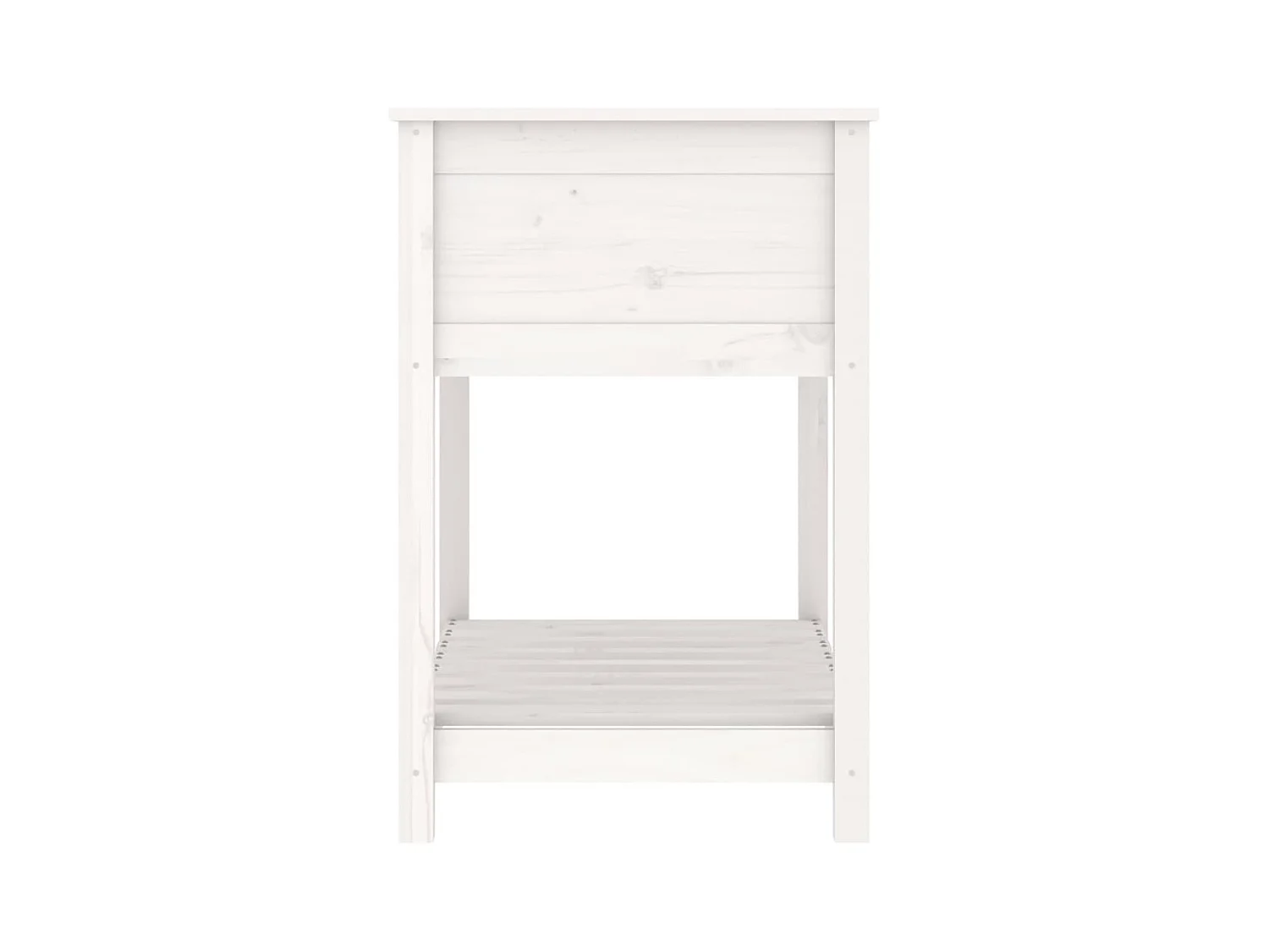 Jardinière bac lit surélevé bois blanche 82.5 x 54 x 81 cm 02_0038405