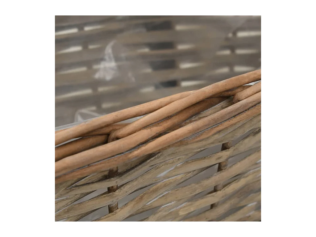 Set di 2 fioriere da balcone in vimini con rivestimento in PE 40 cm 02_0000821