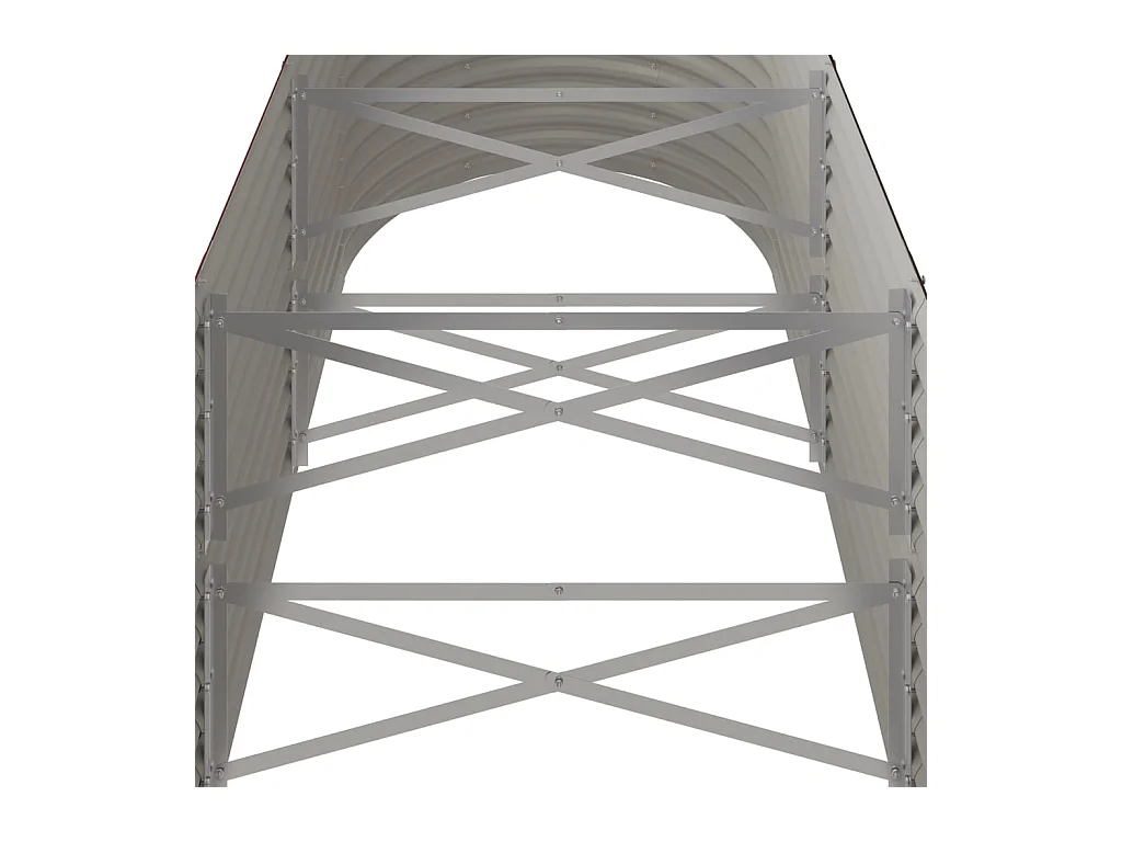 Jardinière bac lit surélevé marron 224 x 40 x 36 cm 02_0039550