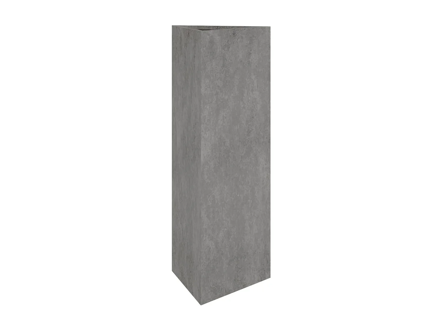 Bandeja para plantador de plantas com canteiro elevado flores terraço jardim 30 x 26 x 75 cm aço corten marrom 02_0037481