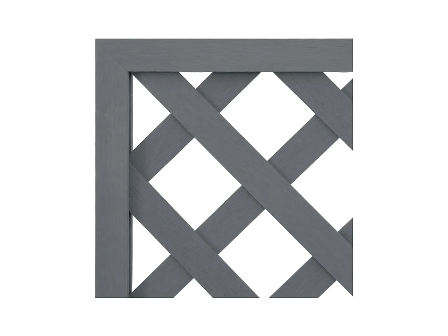 Jardinière bac lit surélevé grise 65 x 33 x 135 cm 02_0038906