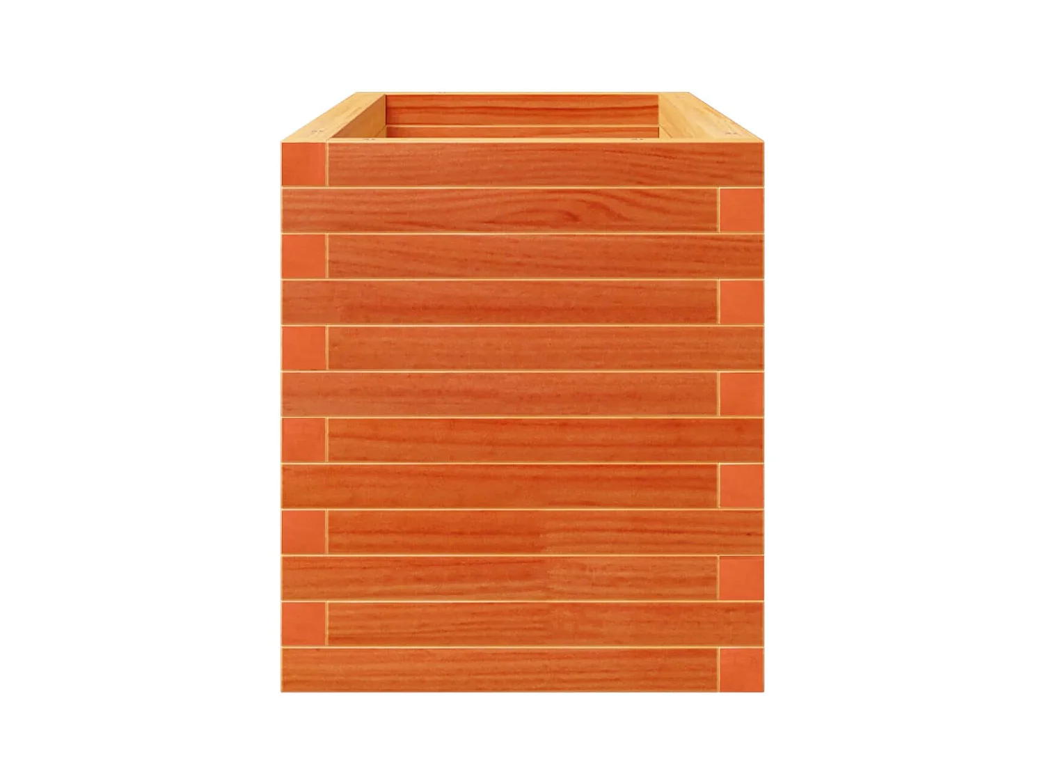 Jardinière bac lit surélevé bois marron 90 x 40 x 49.5 cm 02_0038512