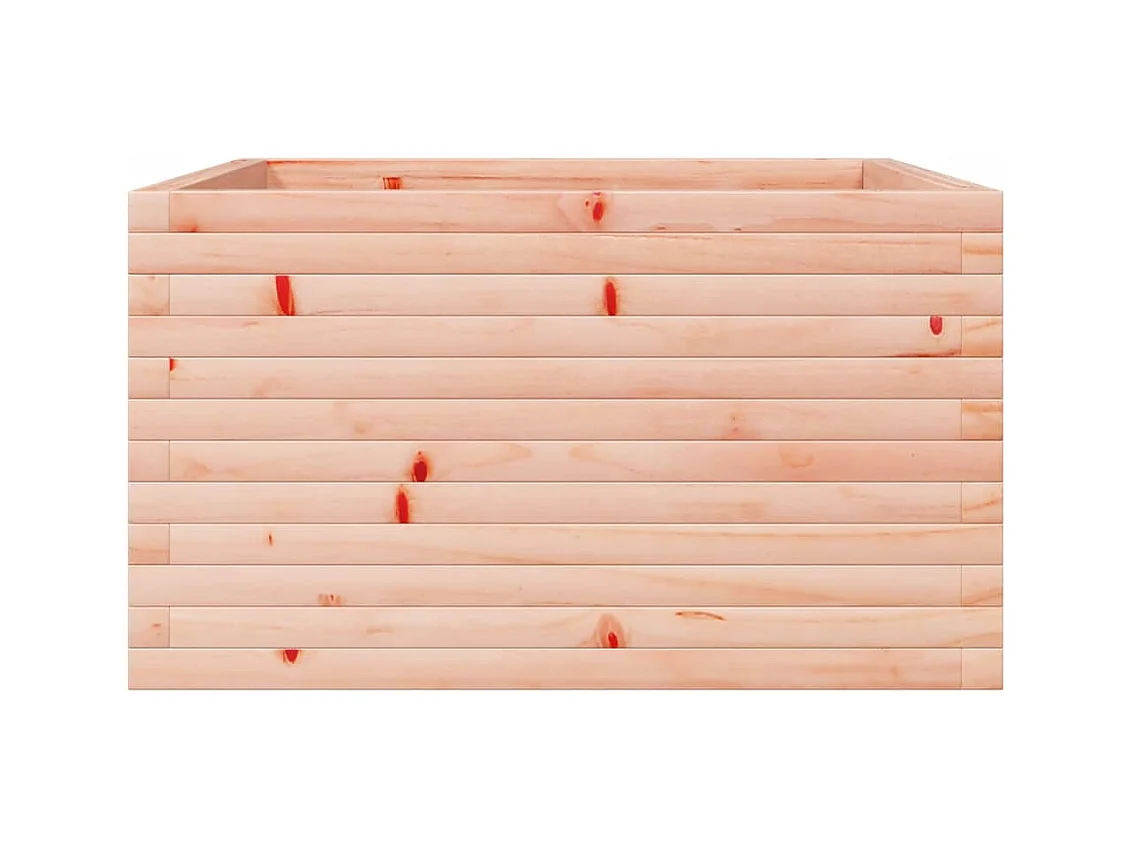 Jardinière bac lit surélevé bois marron 80 x 80 x 45.5 cm 02_0037913