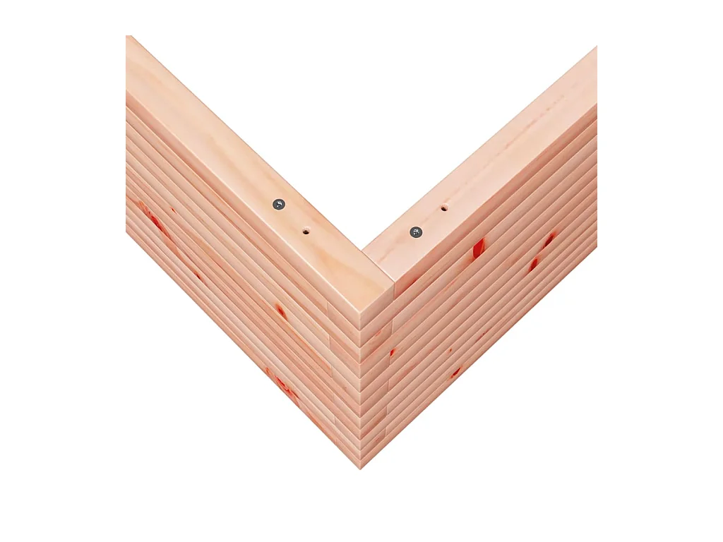 Jardinière bac lit surélevé bois marron 80 x 80 x 45.5 cm 02_0037913