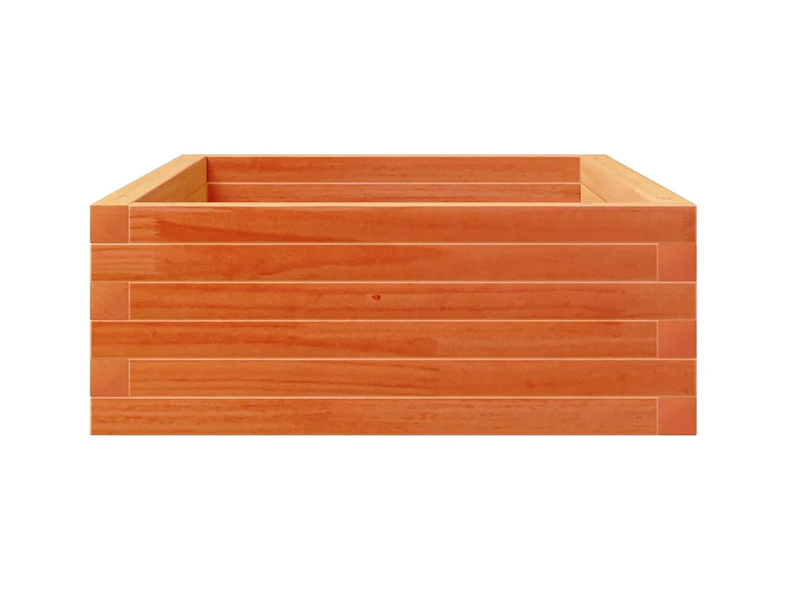 Jardinière bac lit surélevé bois marron 110 x 60 x 23 cm 02_0038438