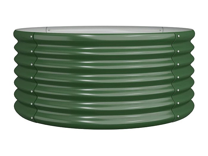 Vaso Per Fioriera Aiuola Rialzata Piante Fiori Terrazzo Giardino Esagono 69 X 60 X 45 Cm Acciaio Zincato Argento 02 0038652