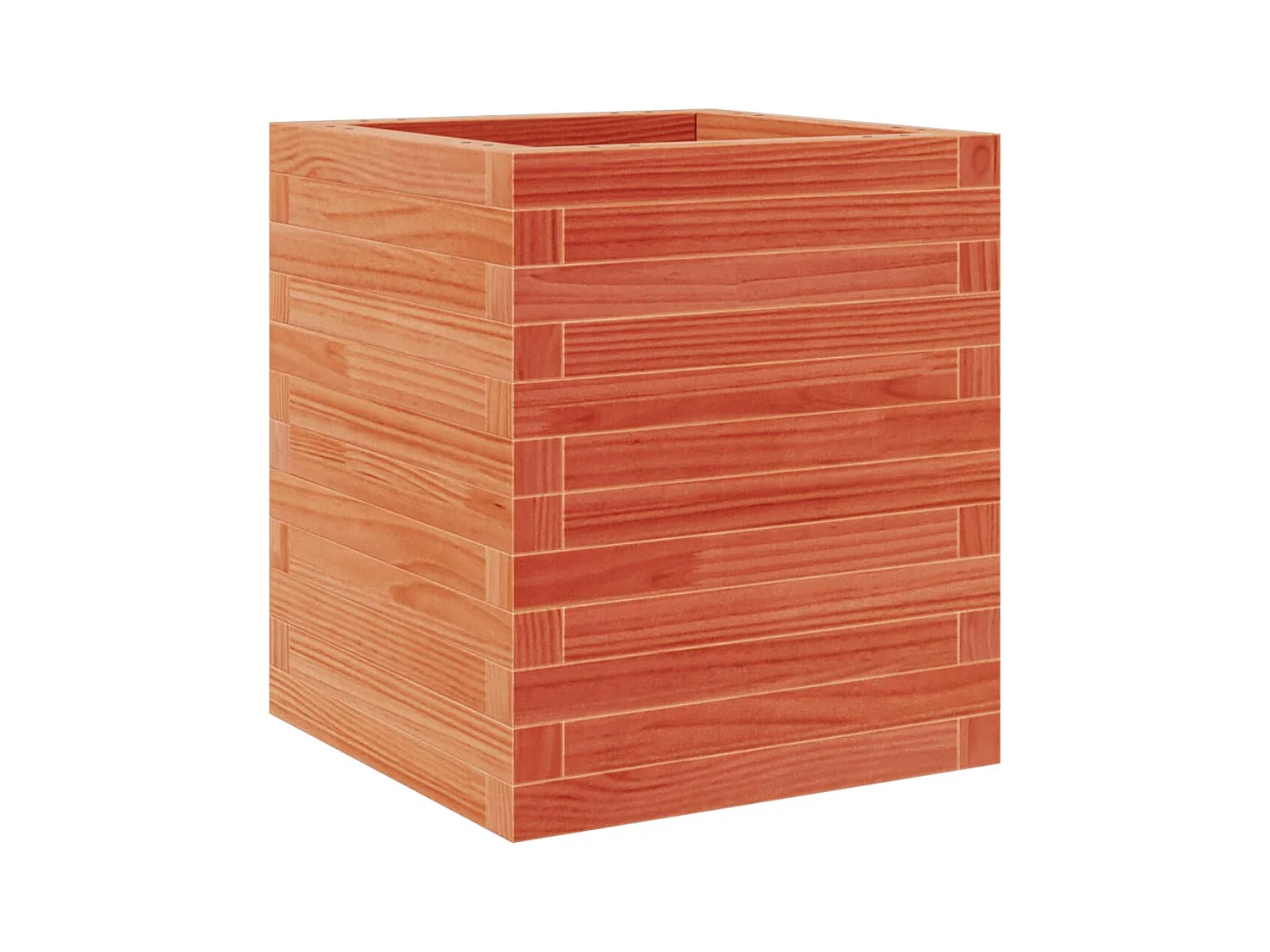 Jardinière bac lit surélevé bois marron 40 x 40 x 46 cm 02_0038454