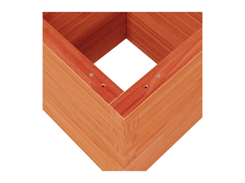 Jardinière bac lit surélevé bois marron 40 x 40 x 46 cm 02_0038454