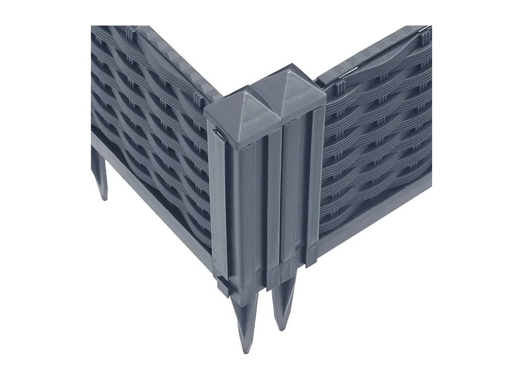 Jardinière bac lit surélevé grise 42 x 5 x 42 cm 02_0038198