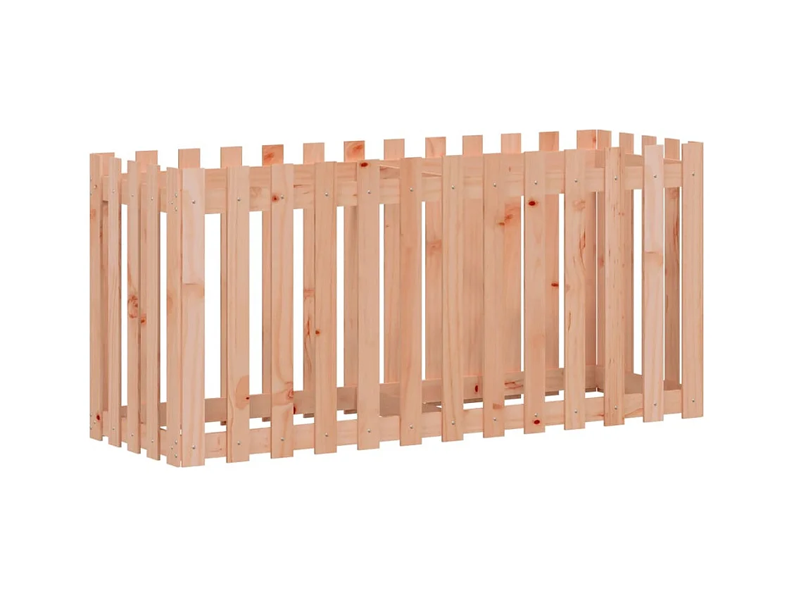 Jardinière bac lit surélevé bois marron 150 x 50 x 70 cm 02_0039824