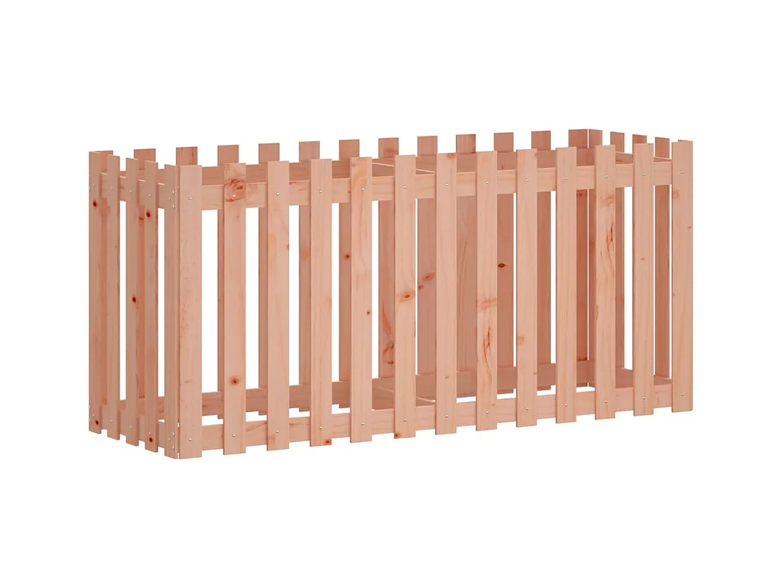 Jardinière bac lit surélevé bois marron 150 x 50 x 70 cm 02_0039824