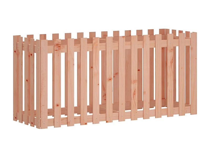 Jardinière bac lit surélevé bois marron 150 x 50 x 70 cm 02_0039824