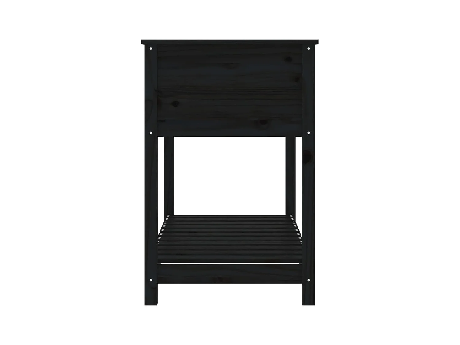 Jardinière bac lit surélevé bois marron 111.5 x 54 x 81 cm 02_0038388