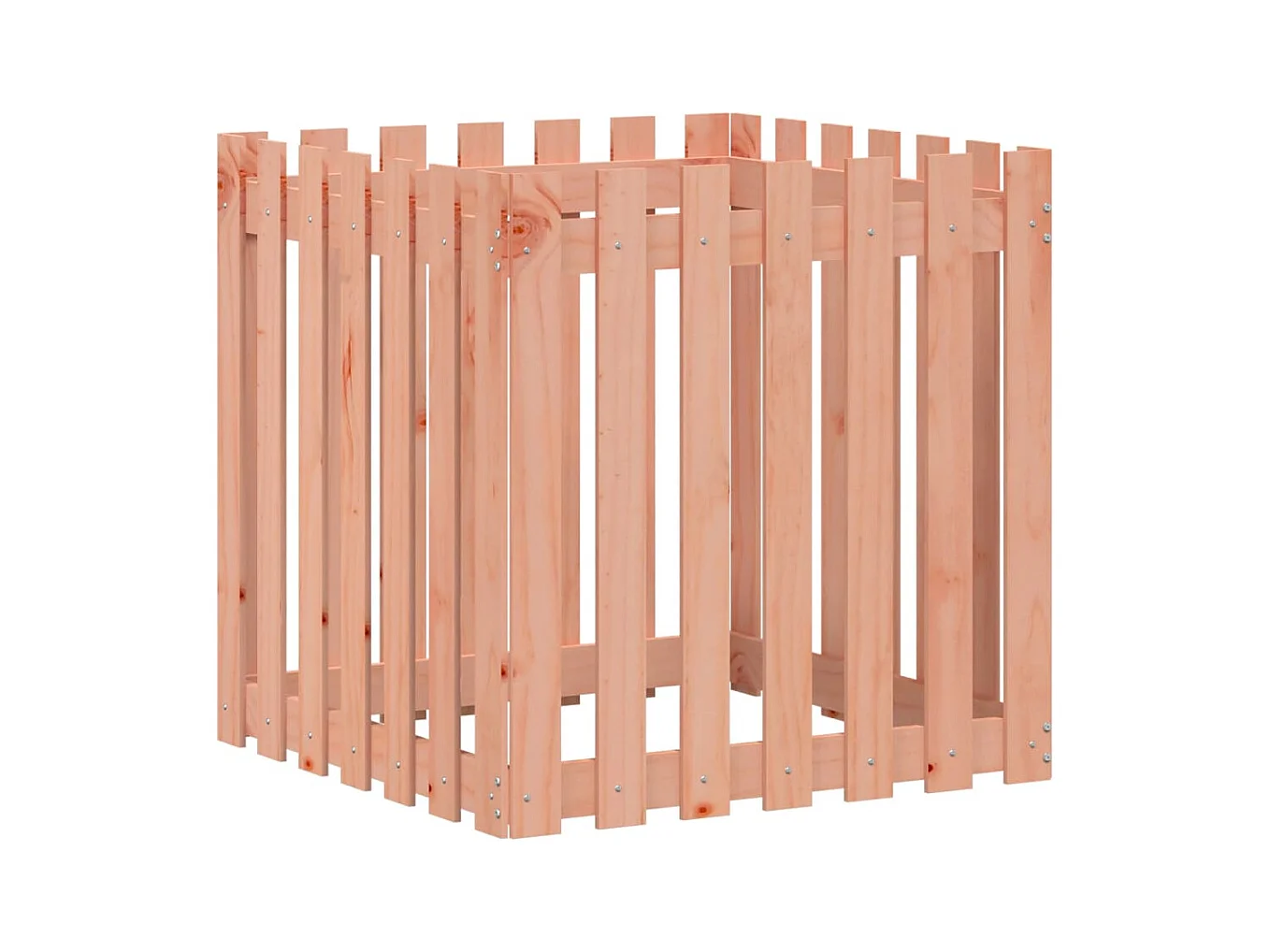 Jardinière bac lit surélevé marron 70 x 70 x 70 cm 02_0038111