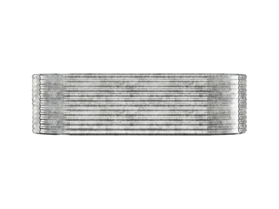 Jardinière bac lit surélevé argenté 249 x 100 x 68 cm 02_0039704