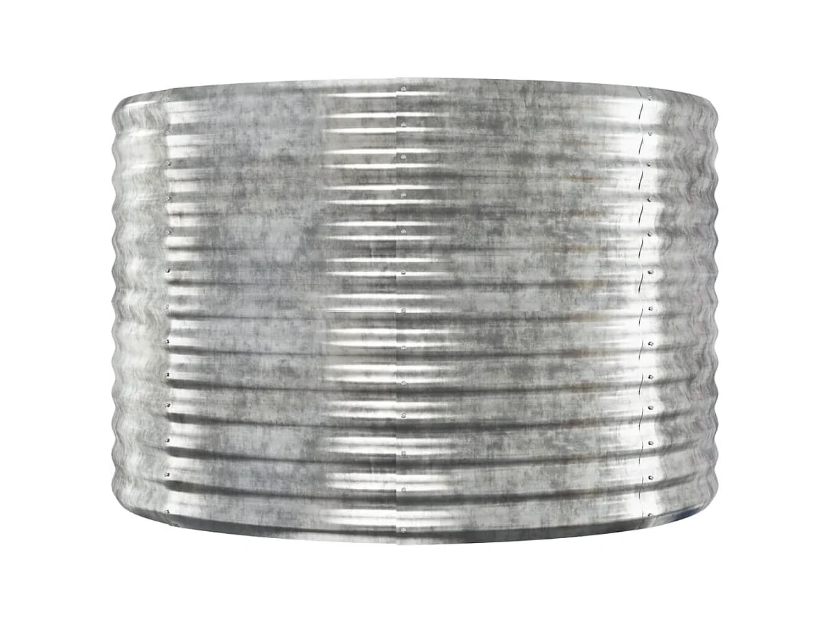 Jardinière bac lit surélevé argenté 249 x 100 x 68 cm 02_0039704