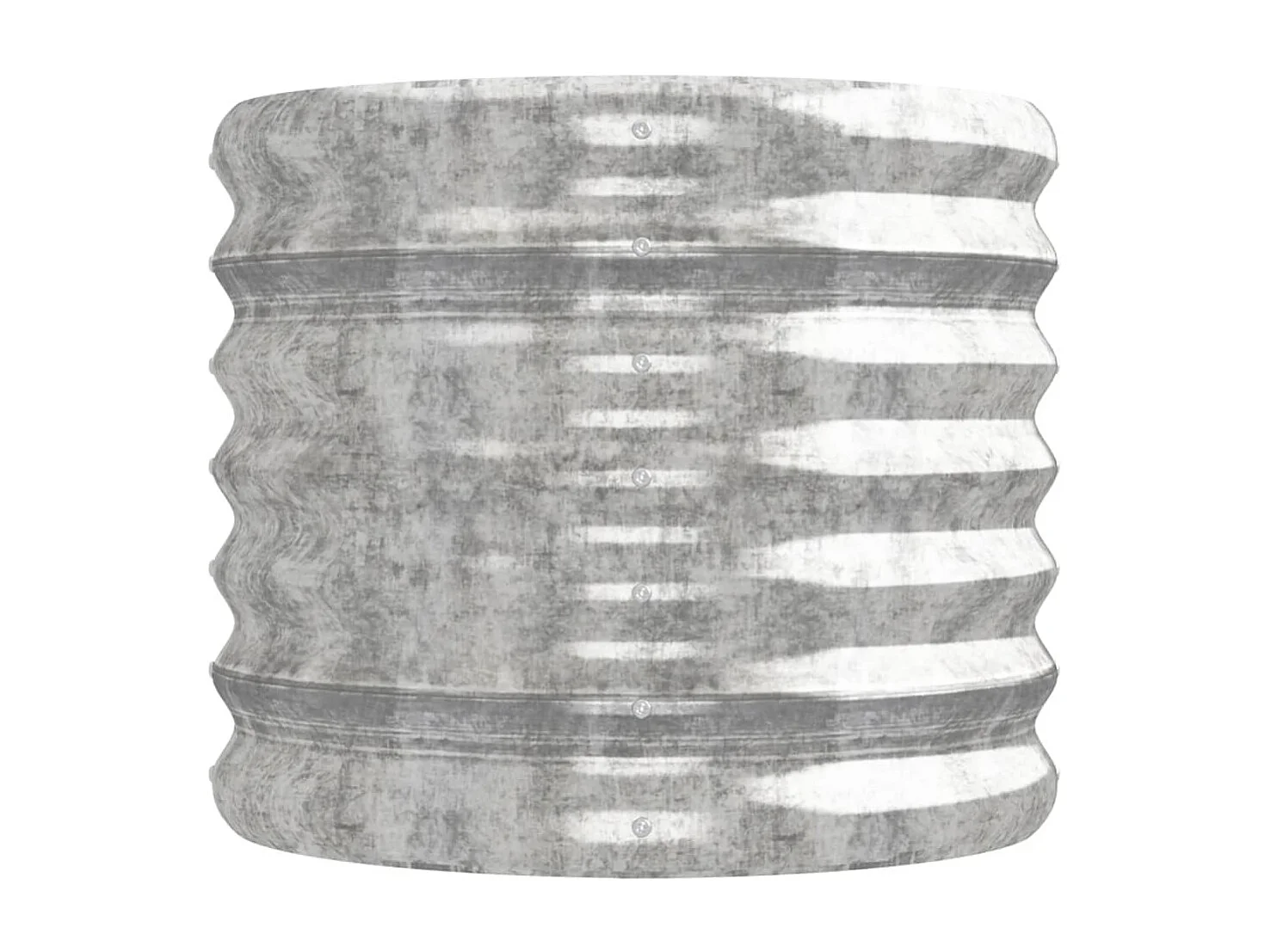 Jardinière bac lit surélevé argenté 224 x 40 x 36 cm 02_0039706