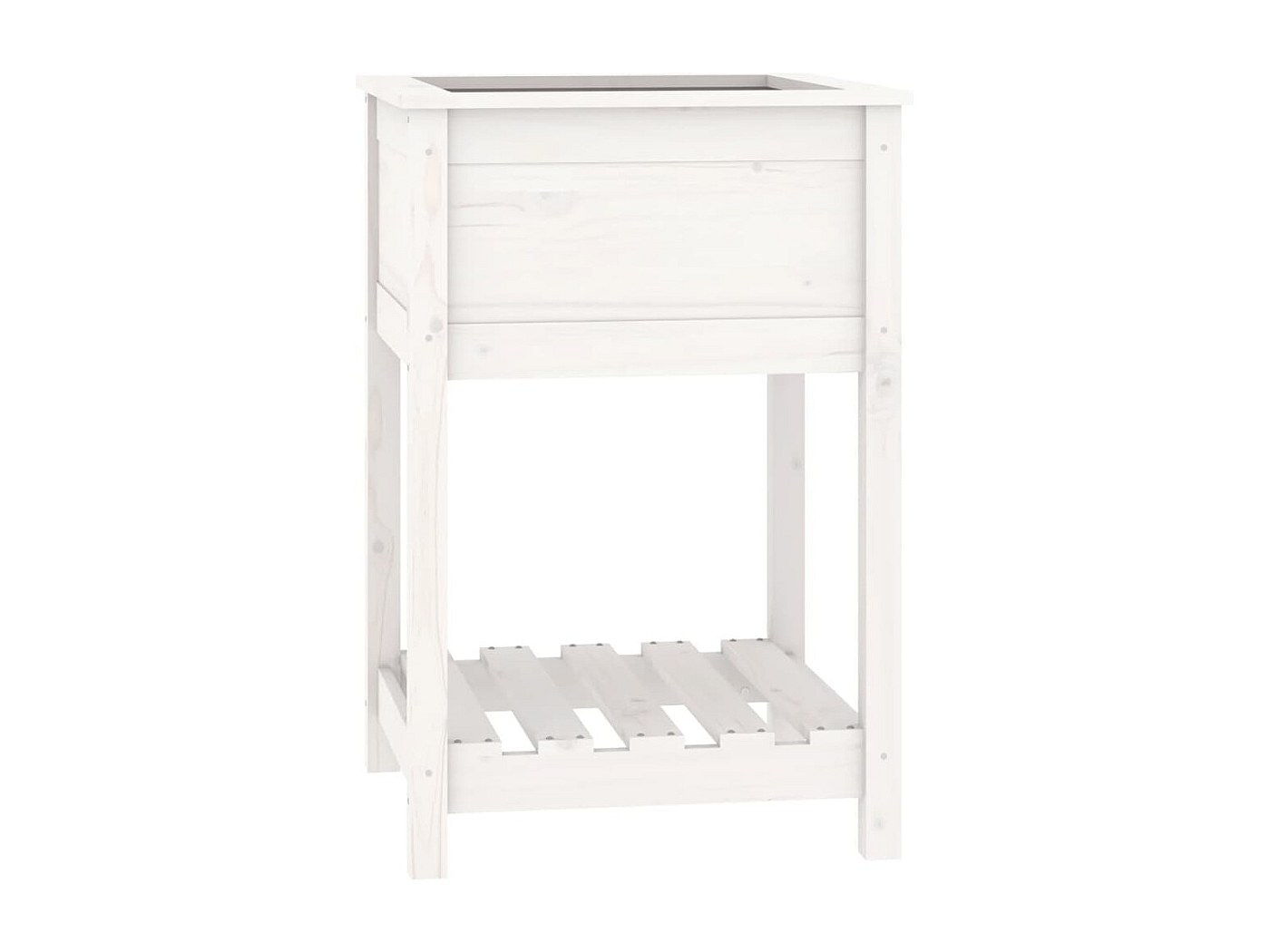 Vassoio Per Fioriera Aiuola Rialzata Piante Fiori Terrazza Giardino 100 X 41 X 90 Cm Grigio Acciaio 02 0037272
