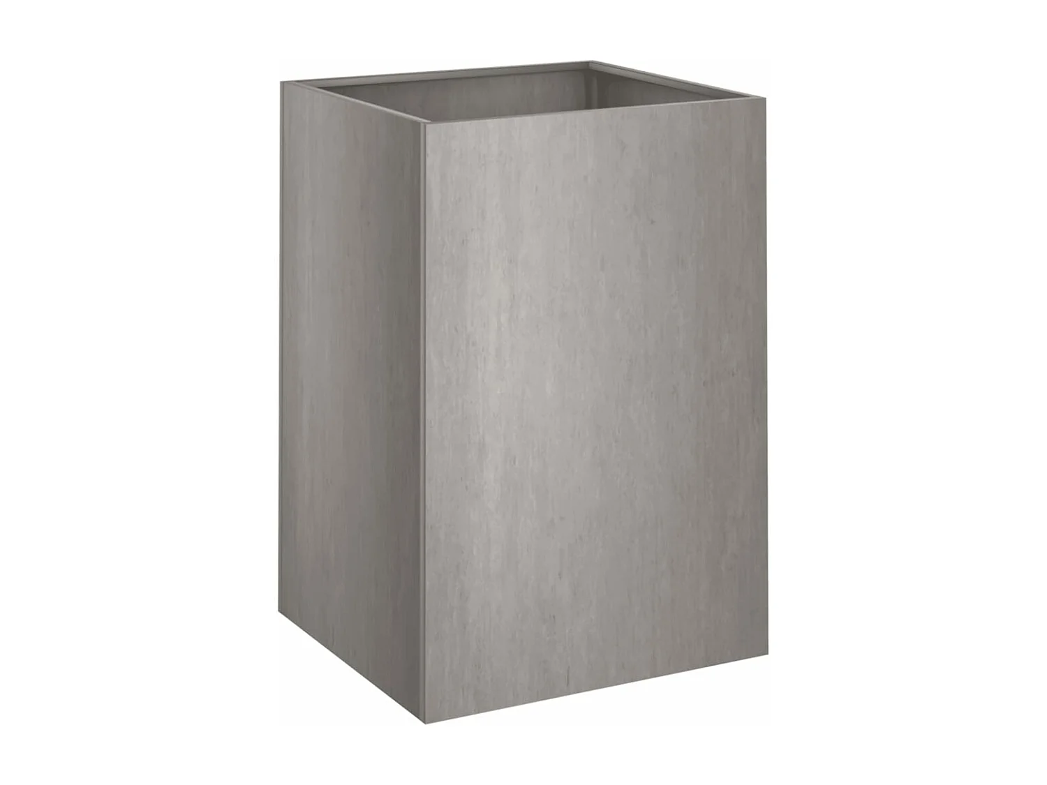 Vassoio per fioriera aiuola rialzata piante fiori terrazzo giardino 52 x 48 x 75 cm acciaio corten marrone 02_0037686