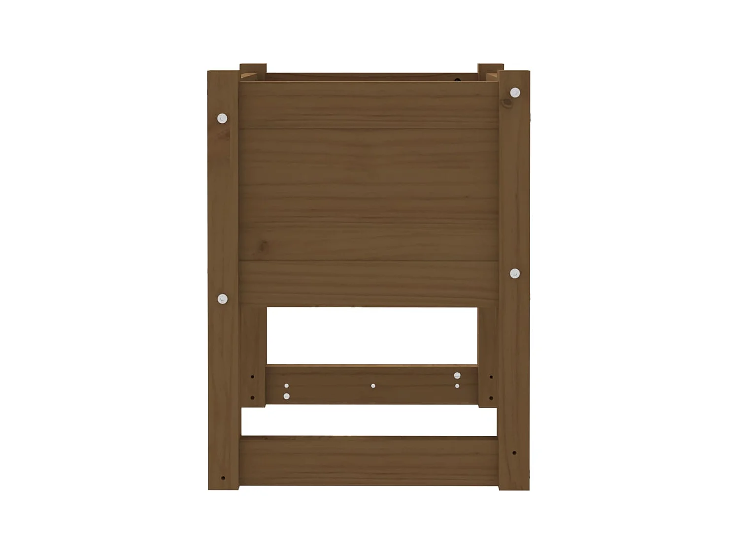 Jardinière bac lit surélevé bois marron 40 x 40 x 52.5 cm 02_0038963