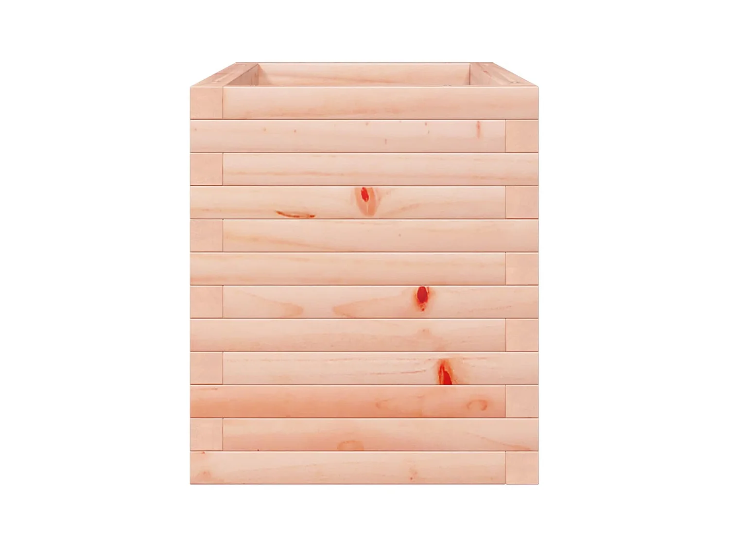 Jardinière bac lit surélevé bois marron 70 x 40 x 45.5 cm 02_0037780