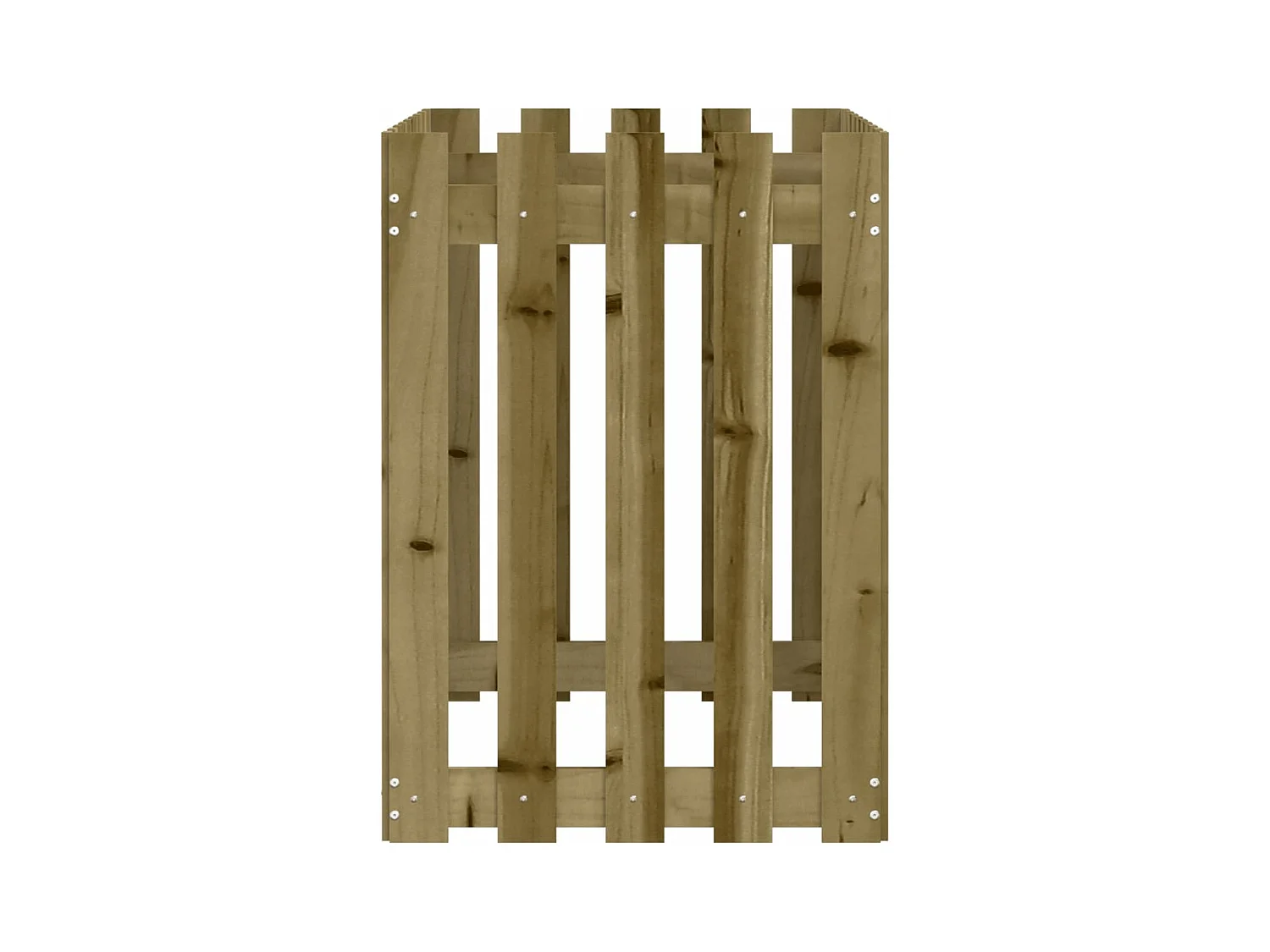 Jardinière bac lit surélevé bois marron 100 x 50 x 70 cm 02_0039812