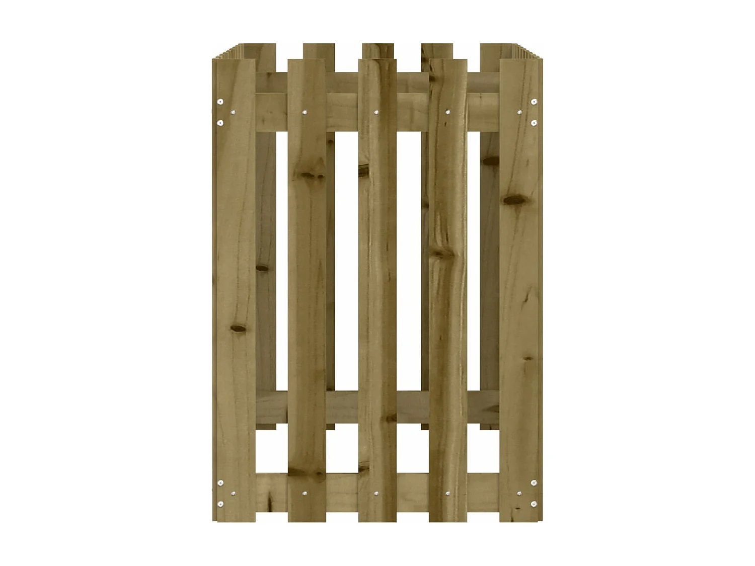 Jardinière bac lit surélevé bois marron 100 x 50 x 70 cm 02_0039812